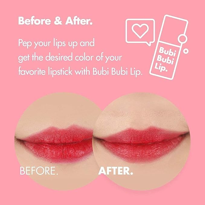 UNPA Bubi Bubi Bubble Lip Scrub, Quick and Easy Exfoliation with Soft Bubbles, Effectively Remove Dead Skin