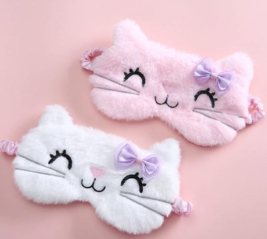 Sanrio Hello Kitty Sleep Eye Mask/Hello Kitty Face Sleep Mask/Comfortable and Soft Eye Cover Sleep and Cheese # .3 Tissue