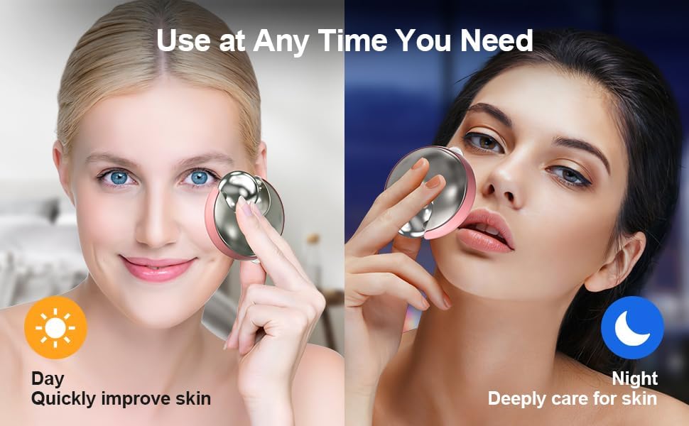 Facial Roller, Ice Globes for Face and Eyes 360° Rotating