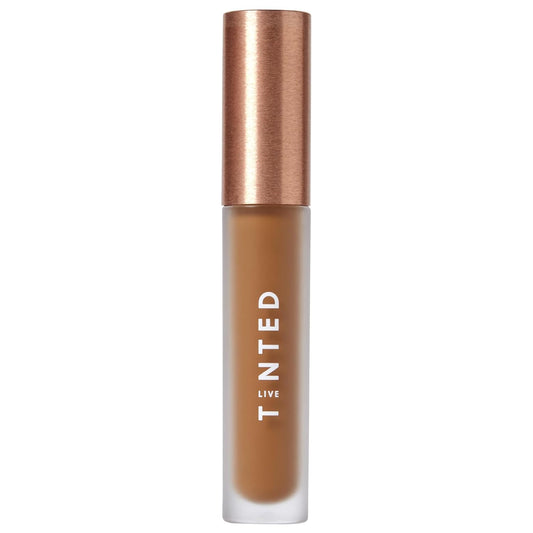 Live Tinted Hueskin Serum Concealer - Medium-to-Full Coverage Concealer with Niacinamide, & Hyaluronic Acid for Dark Circles, Fine Lines & Wrinkles, Buildable Long-Lasting Formula, 0.35 oz - Shade 4