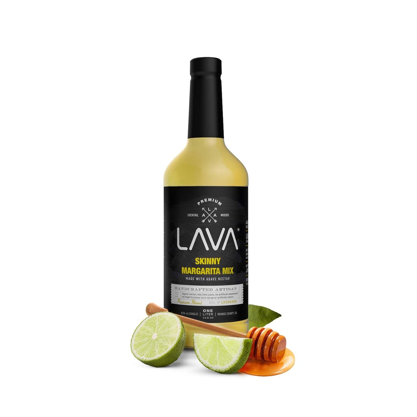 (3 Pack) LAVA Premium Margarita Mix Variety Pack Comes with Spicy Jalapeno, Skinny Margarita, & Spicy Watermelon Habanero, 1-Liter (33.8oz)