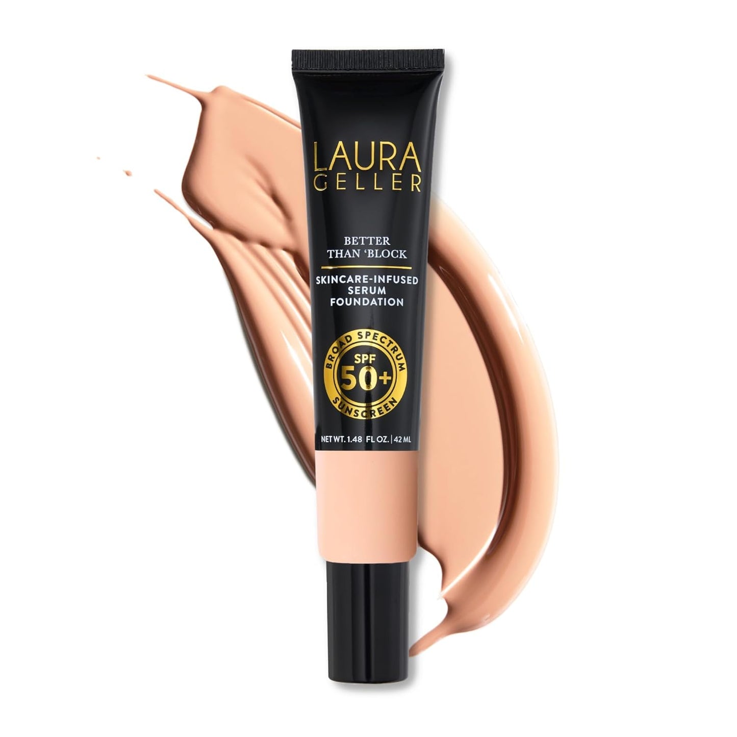 LAURA GELLER NEW YORK Better Than ‘Block Skincare-Infused Serum Foundation with Broad Spectrum SPF 50+, Fair