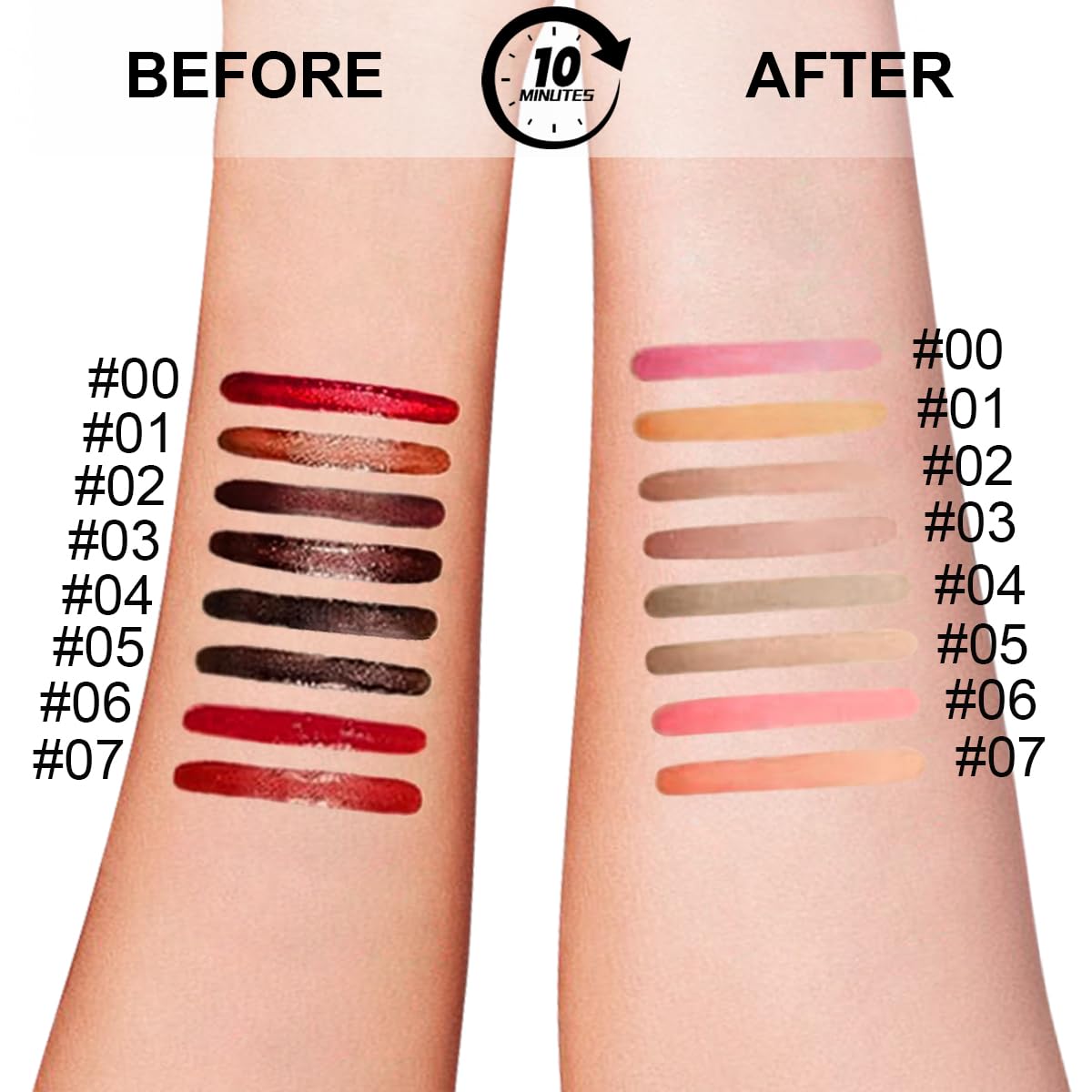 3 Colors Peel Off Lip Liner Stain with Tweezer, Long Lasting Waterproof Lip Tint Stains Makeup Set with Matte Finish for Women, Natural Look, Easy to Use, for All Skin Types (#367, M)