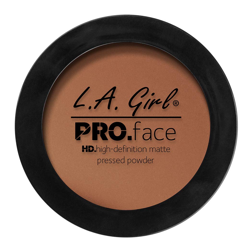 L.A. Girl Pro Face HD Matte Pressed Powder, Cocoa, 0.25 Ounce (Pack of 3) (GPP615)