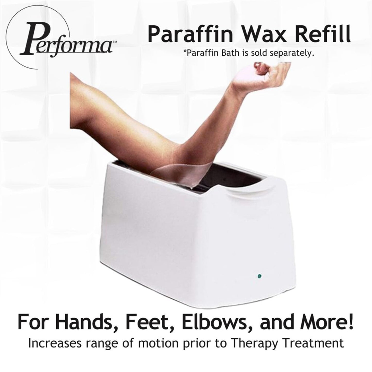 Performa 44014 Paraffin Wax Refill Wintergreen Scented Blocks, 6 Lbs, 1 Lb Blocks, Paraffin Bath Wax, Pack of 6