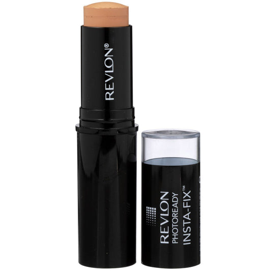 Revlon Foundation Stick, PhotoReady Insta-Fix Face Makeup for All Skin Types, SPF 20, Longwear Light-Medium Coverage with Natural Finish, 160 Medium Beige, 1 Oz