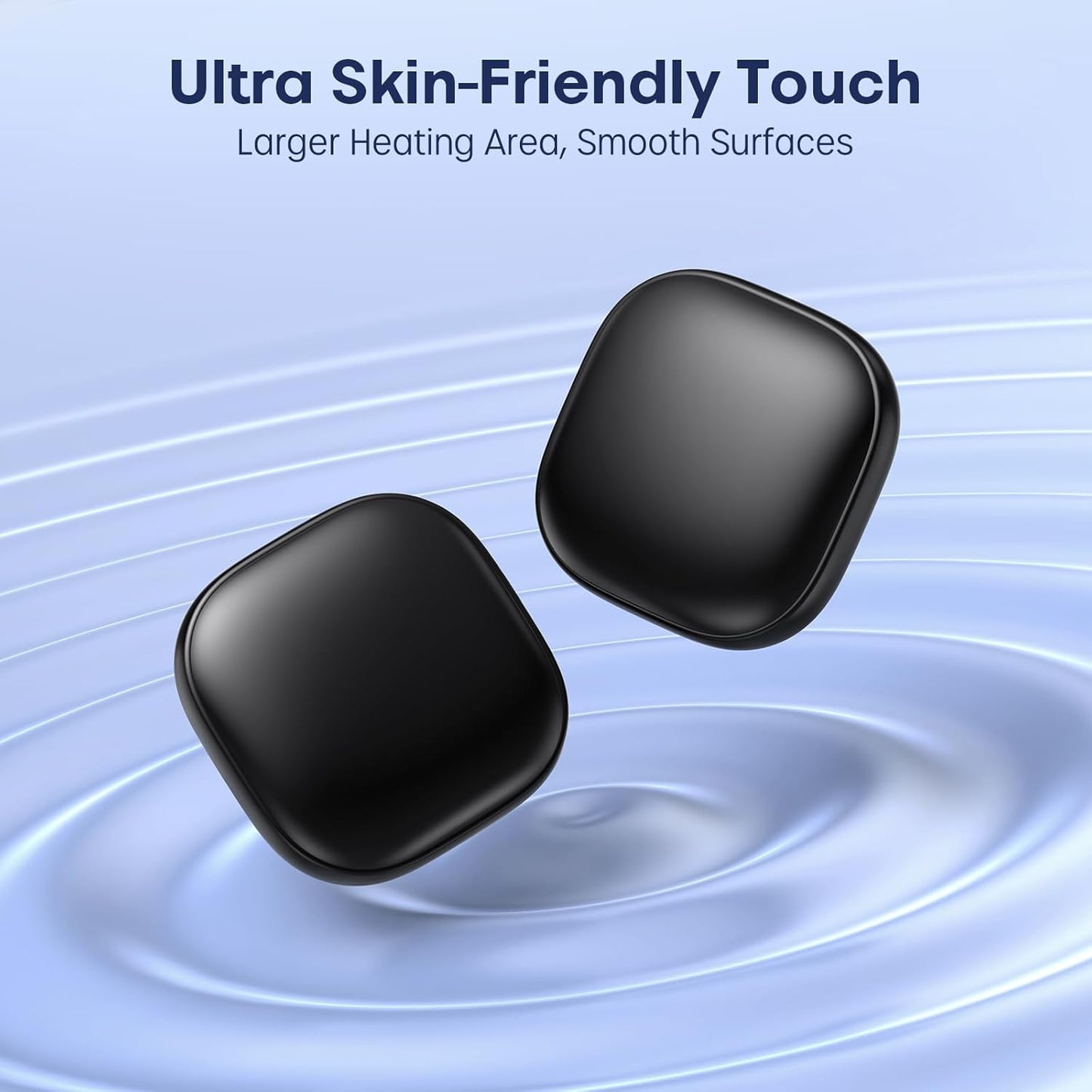 Pocket Size Magnetic Hand Warmers Rechargeable 2 Pack, Heat for 10 Hours AI Smart Chips 3 Levels Heating Ultrathin Protable Handwarmers Electric Glove Heater Hunting Camping Hiking Men Womens Gift