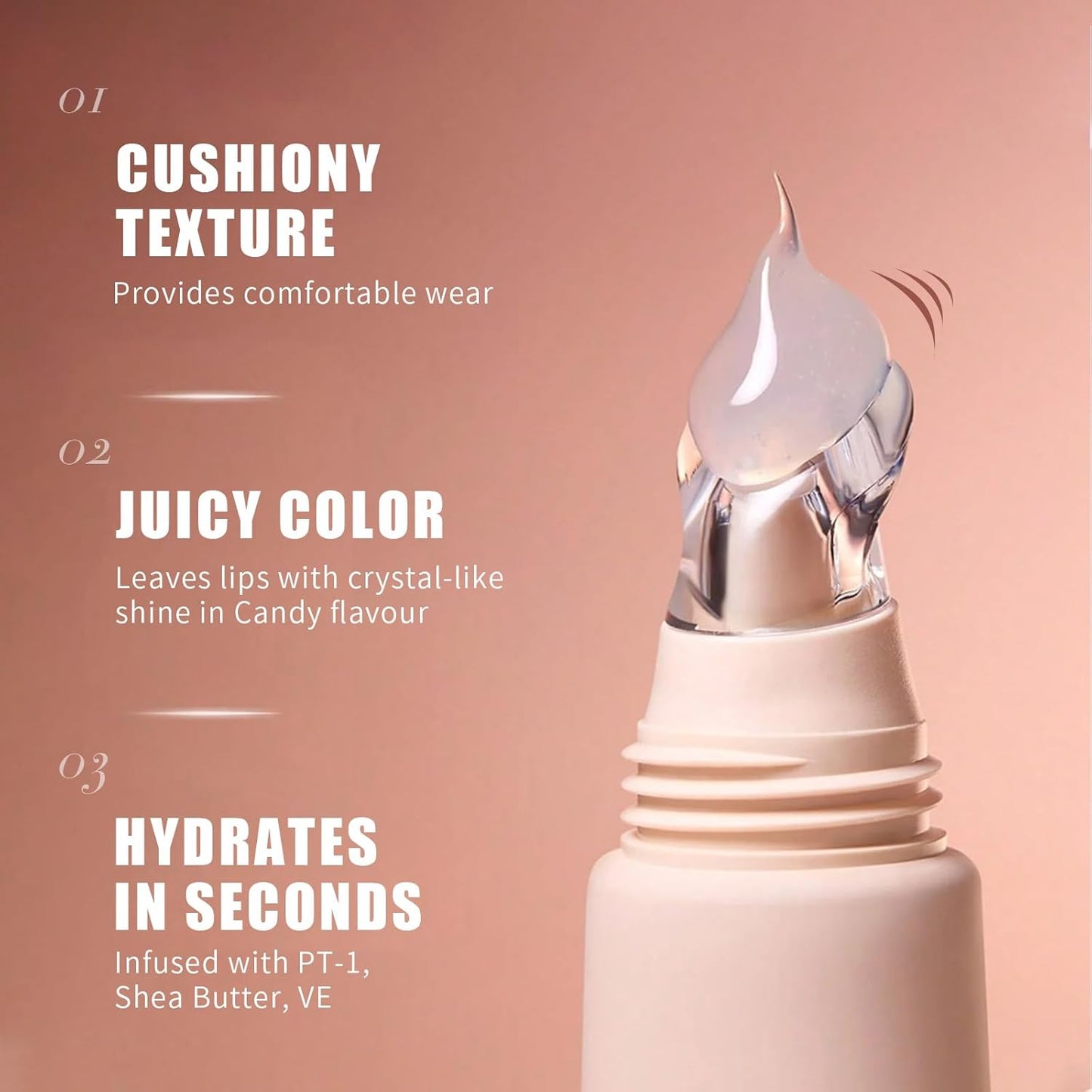 Tinted Lip Balm, Buildable Lip Color, Hydrate, Glossy, Lightweight, Sheer tint, 3-in-1 Moisture, Repair and Color, 0.33Oz(02 stawberry milk)