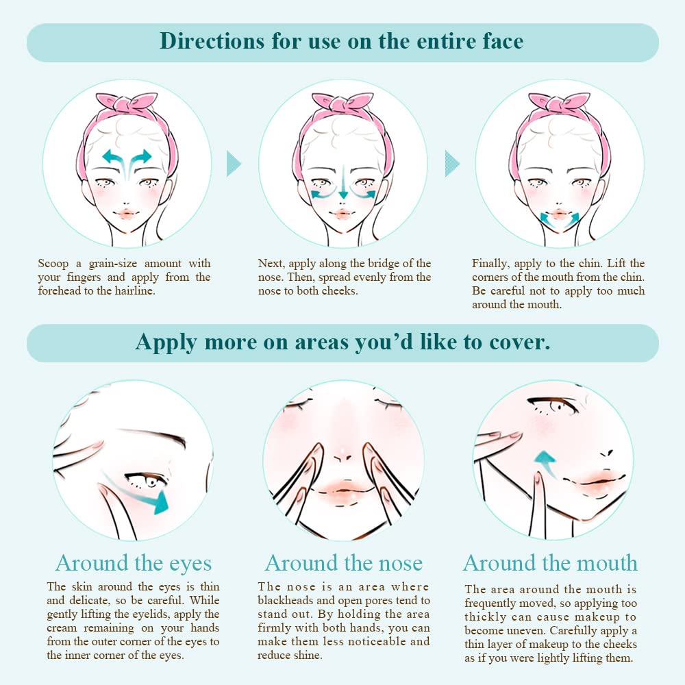 Smooth Skin Cover Foundation Primer 20g Pores Makeup Concealer Cream Coverage Japanese Waterproof Makeupbase