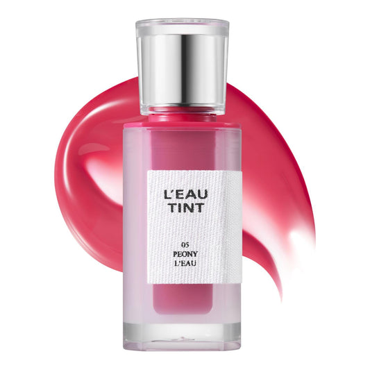 BBIA L’EAU Tint – Glossy & Glow Lip Stain, Watery Lip Tint, Non-Sticky, High Shine Finish, Long-lasting, Moisturizing, Lightweight, Natural, Daily Use, Vegan, Korean Lip Makeup (05 PEONY L'EAU)