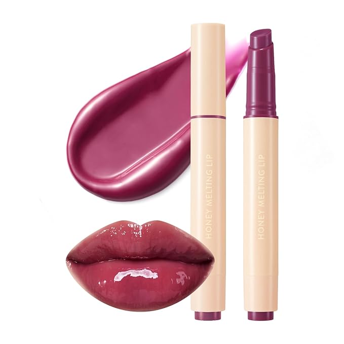 Nature Republic HONEY MELTING LIP 6-10 (09 GRAPE) K-BEAUTY, Lip Plumper, Tint, Balm, Korean, Lip GlossCute, Glow