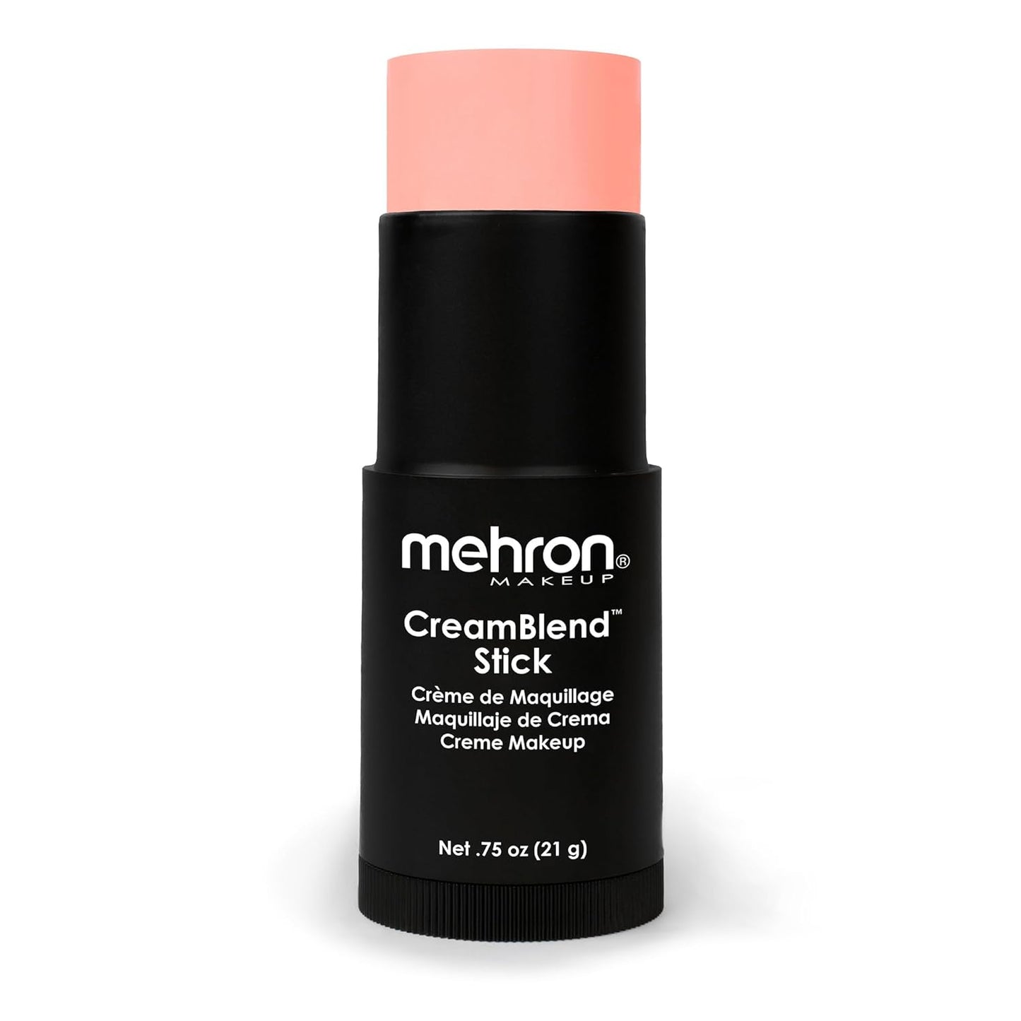 Mehron Makeup CreamBlend Stick | Face Paint, Body Paint, & Foundation Cream Makeup | Body Paint Stick .75 oz (21 g) (Pastel Orange)
