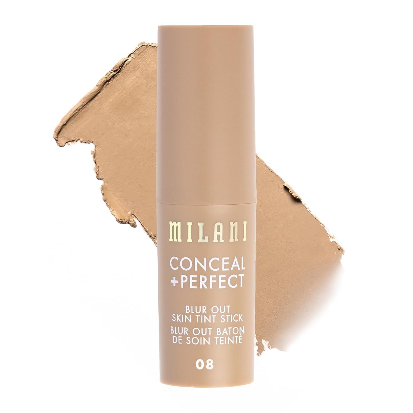 Milani Conceal + Perfect - Skin Tint Stick, Blur Out Tinted Moisturizer Makeup, Shade 008