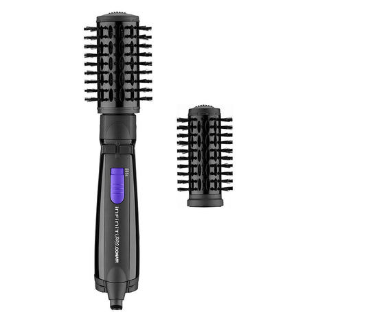 INFINITIPRO BY CONAIR Hot Air Styling Brush Set with 2-Inch and 1.5-Inch Bristles