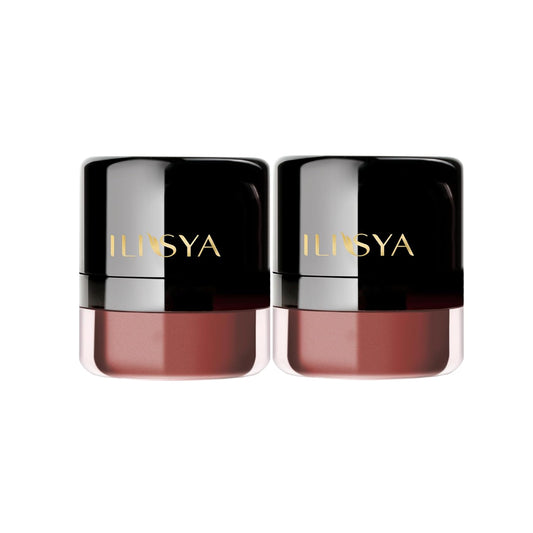 Face Blush Powder Makeup Soft Mushroom Blush for Cheeks Long Lasting Makeup Powder Highlight - Matte Finish (Autumn Berry)-2 Boxes