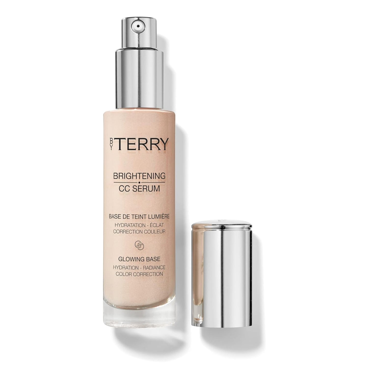 By Terry Brightening CC Serum, Hydrating, Brightening, Illuminating & Color Correcting Skin Primer For Your Face, #2.25 Ivory Light, 1 fl oz