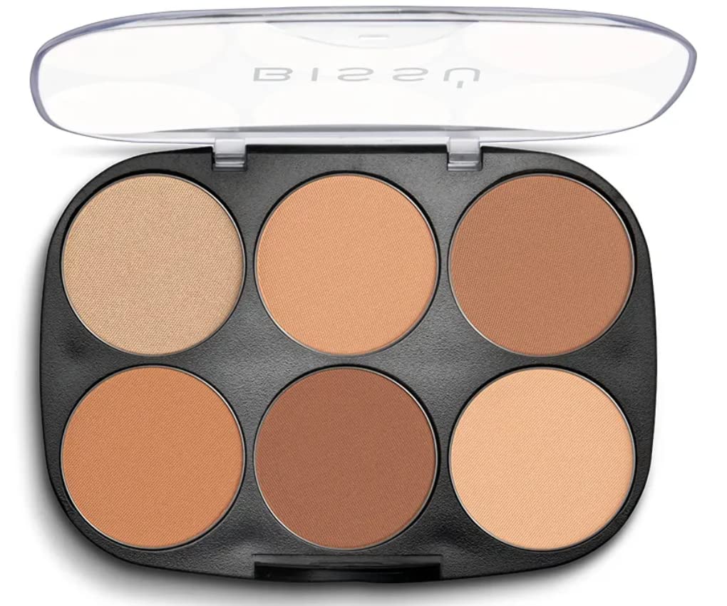 Bissú Contouring Powder Palette (6 colors) (02 Medium to Bronzed)