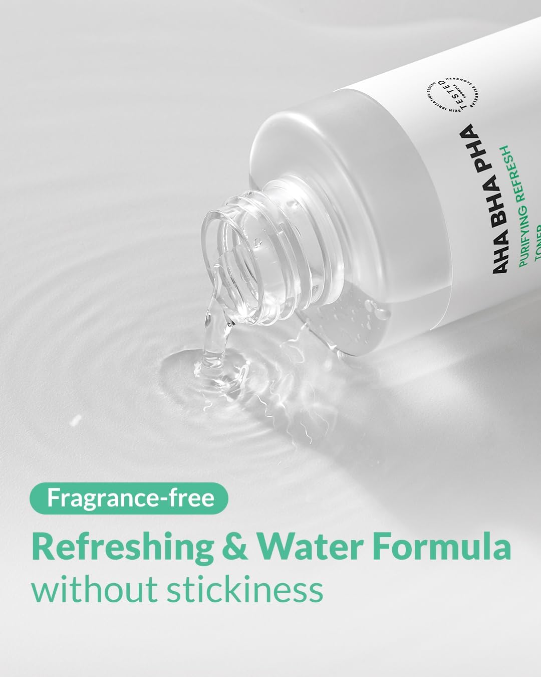 AHA BHA PHA Purifying Refresh Toner - Skin Trouble Eraser, Immediate Exfoliation & Sebum Removal - Contains Niacinamide for Breakouts - Removes Blocked Sebum & Dead Skin Cells, 6.76 f l. oz