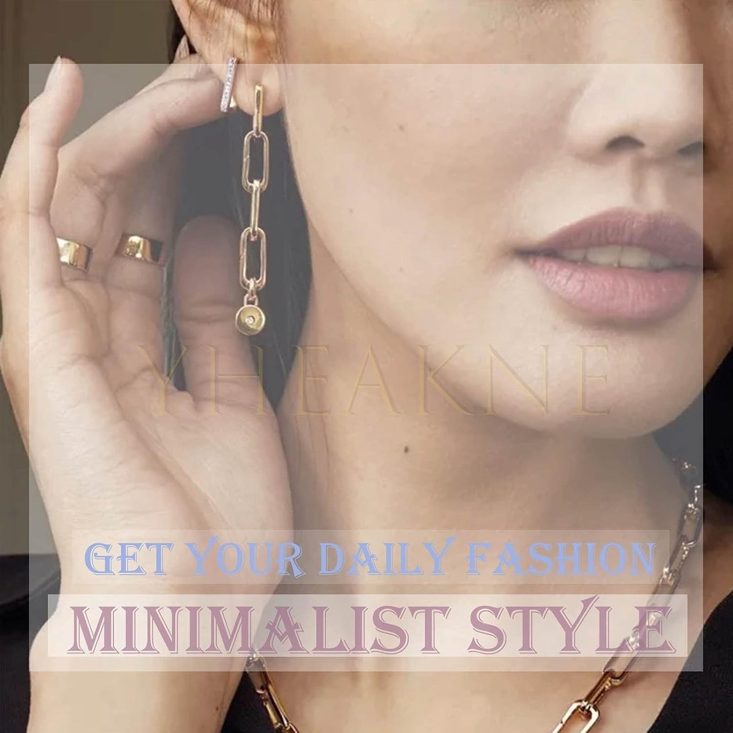 Boho Rhinestone Leaf Earrings Gold Crystal Drop Earring Long Chain Tassel Dangle Earrings Jewelry for Women and Girls Gifts