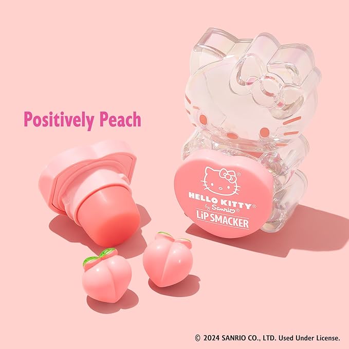 Lip Smacker Hello Kitty Peach-Flavored Gummy Lip Balm | Sanrio Collection | Gifts