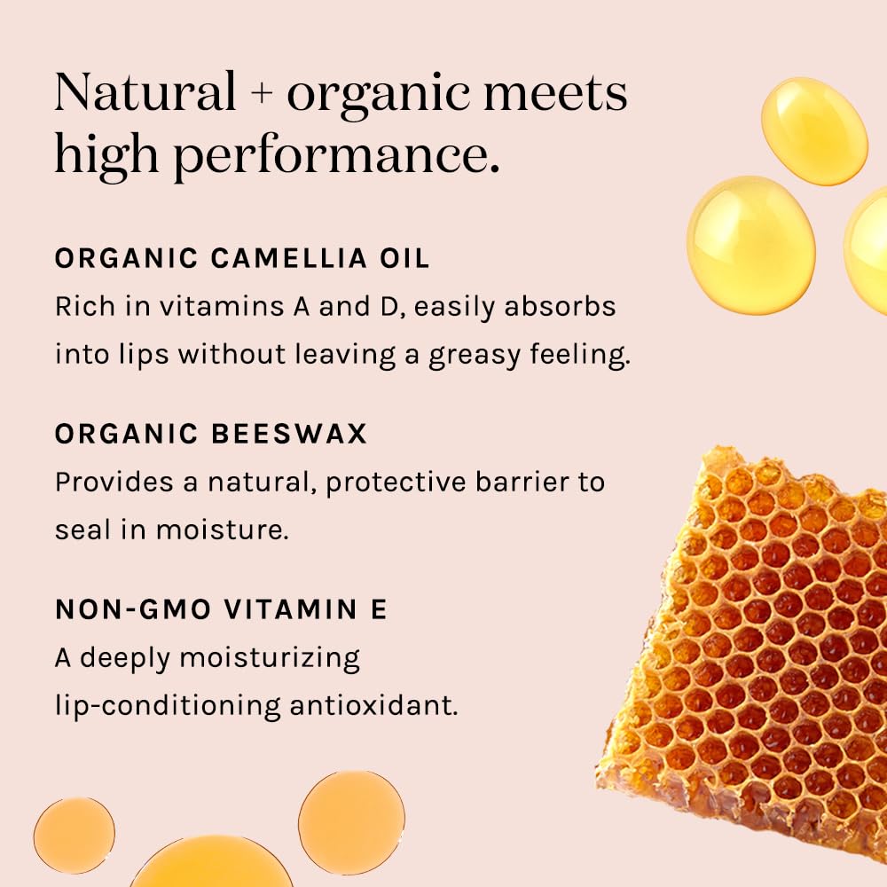 Kari Gran Lip Whip | Moisturizing Lip Balm with Organic Oils | Glossy Sheen + Peppermint | Rich Buttery Texture, Hydrates & Protects | Non-GMO, Organic Ingredients, Made in USA (Tinted Peppermint)