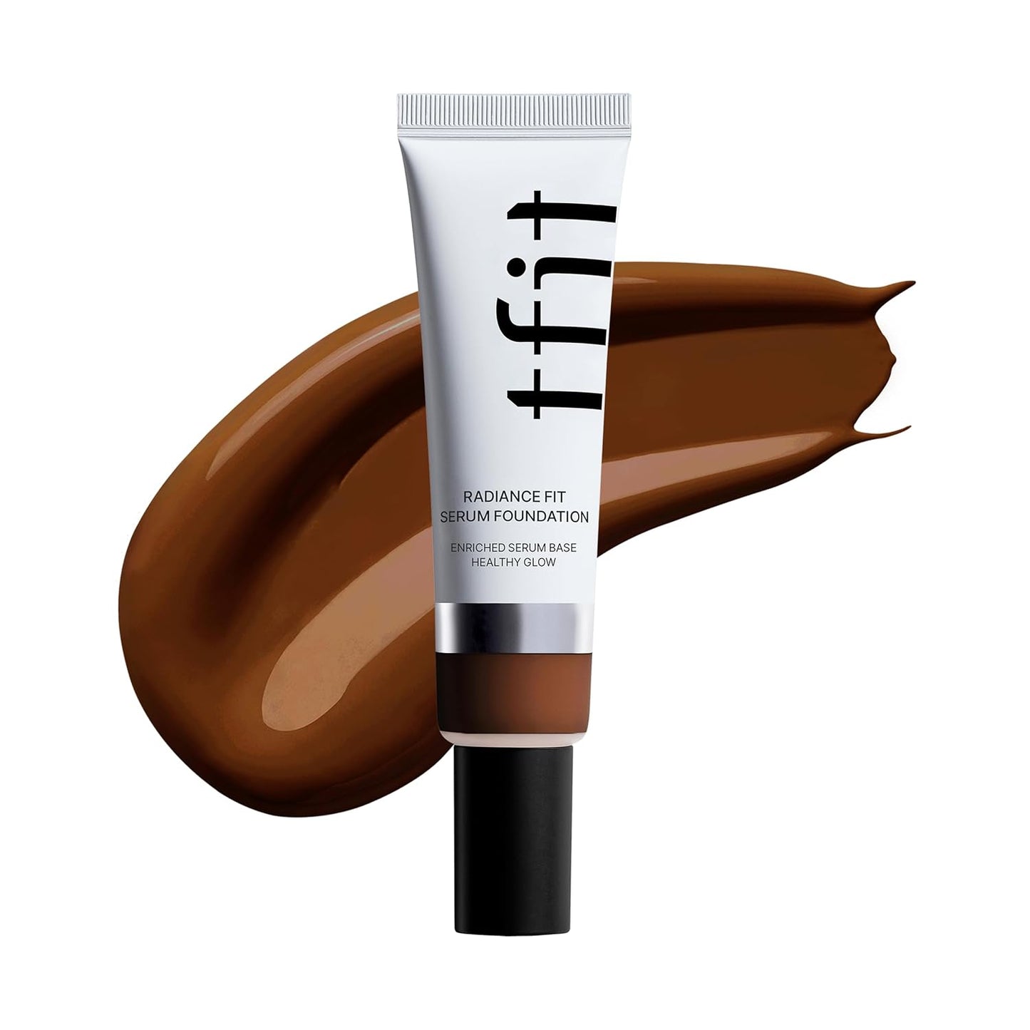 TFIT Radiance Fit Serum Foundation - Flawless Coverage, Dewy finish, Long-lasting Waterproof and sweatproof,Lightweight,Creamy Natural,1.05 Oz. (N11 Auburn, 1.05 Oz.)
