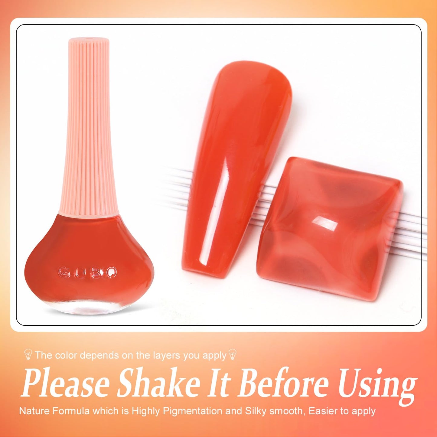 Major Dijit Quick Dry Nail Polish Pumpkin Orange Summer Nail Lacquer for Nail Art Cruelty-Free Regular Nail Polish 0.41 fl oz.