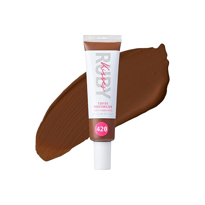 Ruby Kisses Tinted Moisturizer, Hydration, Calm & Revitalize Skin, Skin Perfecting, Blur Pores & Fine Lines, Natural Finish & All-Day Comfort Wear (Chestnut)