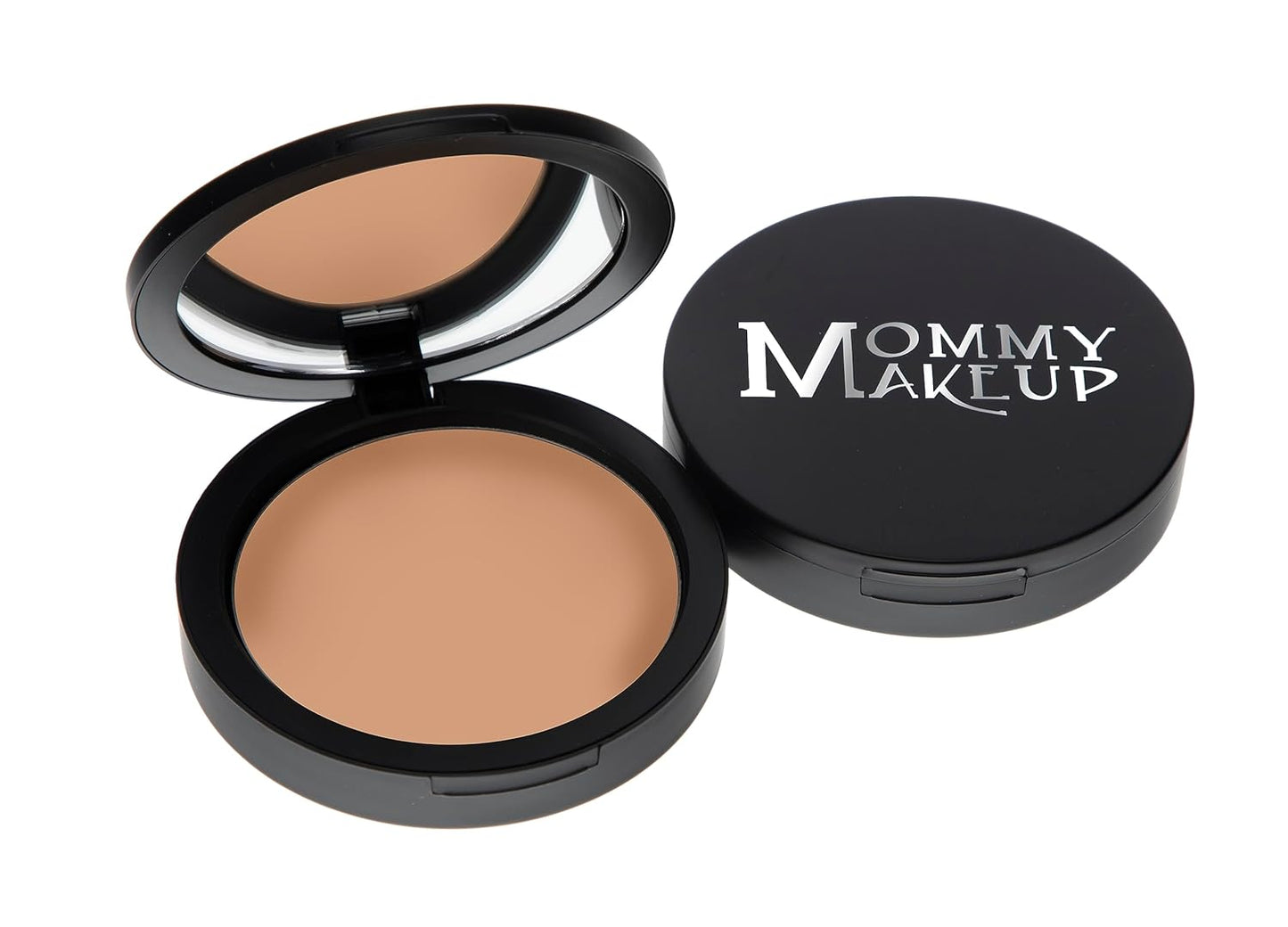 Mineral Dual Powder in Craving (Medium/Dark) | 4-in-1 Pressed Mineral Foundation with SPF 15 for Flawless Glow & Soft Looking Skin | Oil Free, Talc Free, Gluten Free | 0.45 Oz | by Mommy Makeup