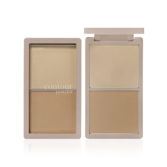 ETUDE Contour Powder 01 Creator (23AD) | Bronzer And Contour Palette To Effortlessly Define The Face Like A Selfie | Smooth, Velety Texture | Natural Look