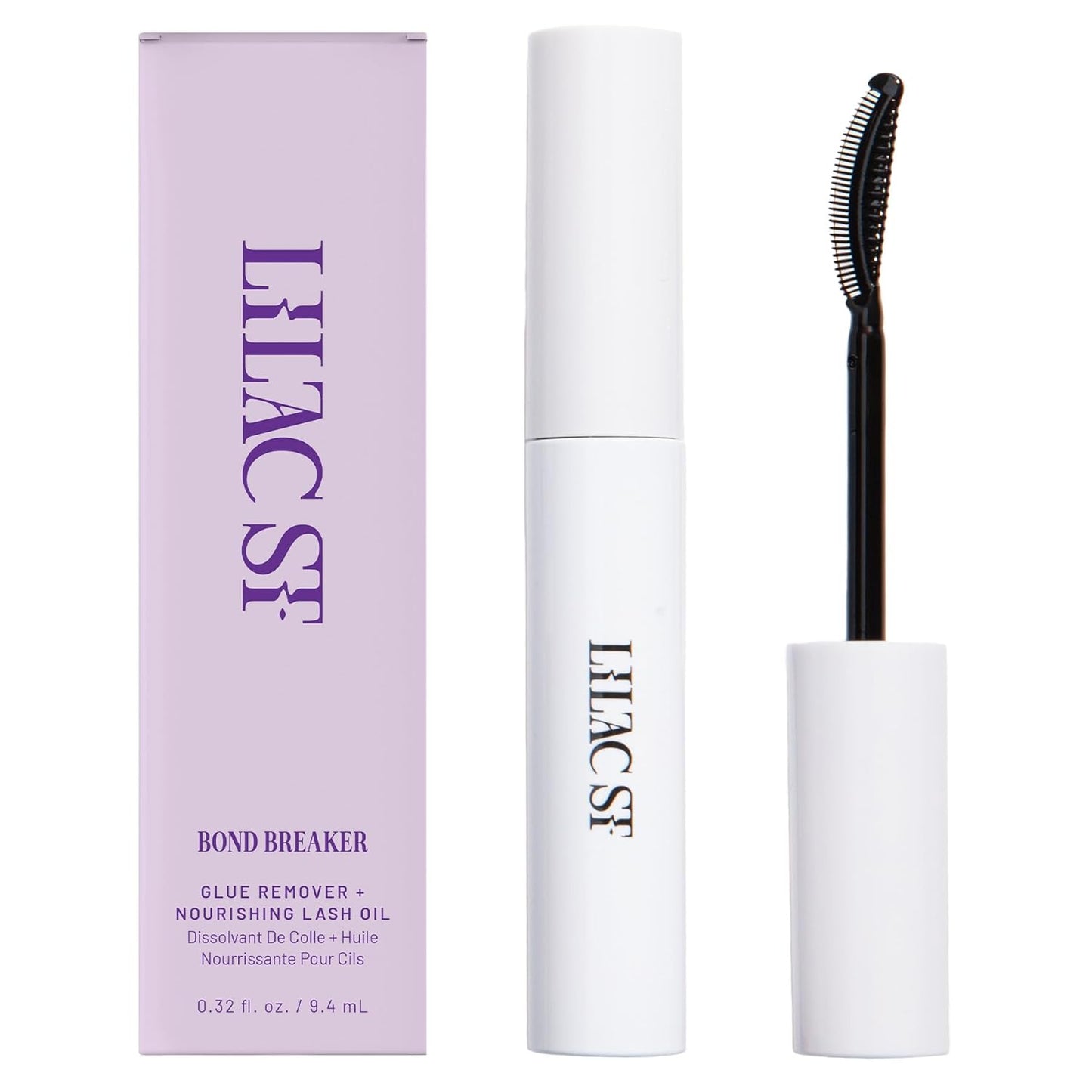 Lilac St. - Bond Breaker Lash Remover - Portable & Gentle Eyelash Glue Remover - Remove Lash Glue from Segments - Collagen Extract & Nourishing Oils - Waterproof - Cruelty Free, Vegan, Women Founded