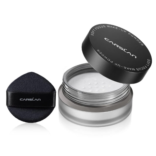 Soft Focus Loose Setting Powder, Waterproof, Matte, Oil Control, Shine Free, Talc-Free Face Powder Makeup, 24H Longwear Finishing Powder, 01 Translucent （Sample）