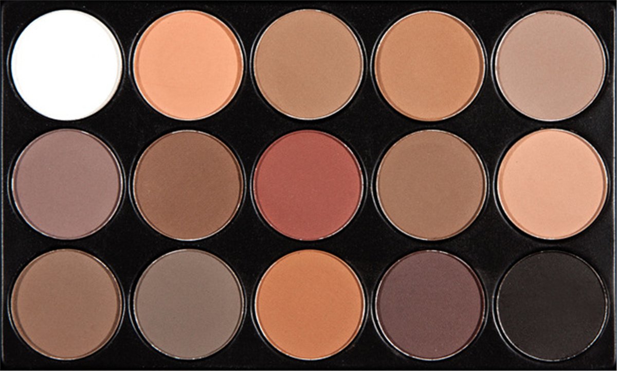 Pro 15 Colors Eyeshadow Makeup Palette Cosemetic Contouring Kit - Ideal for Professional and Daily Use