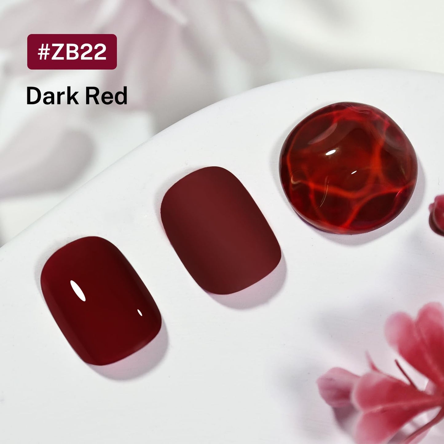 16.5ml Dark Red Nail Polish Large Volume Quick Dry Nail Polish, Long Lasting Shine, Fingernail Toenail Nail Art DIY Home Travel Nail Art Gift