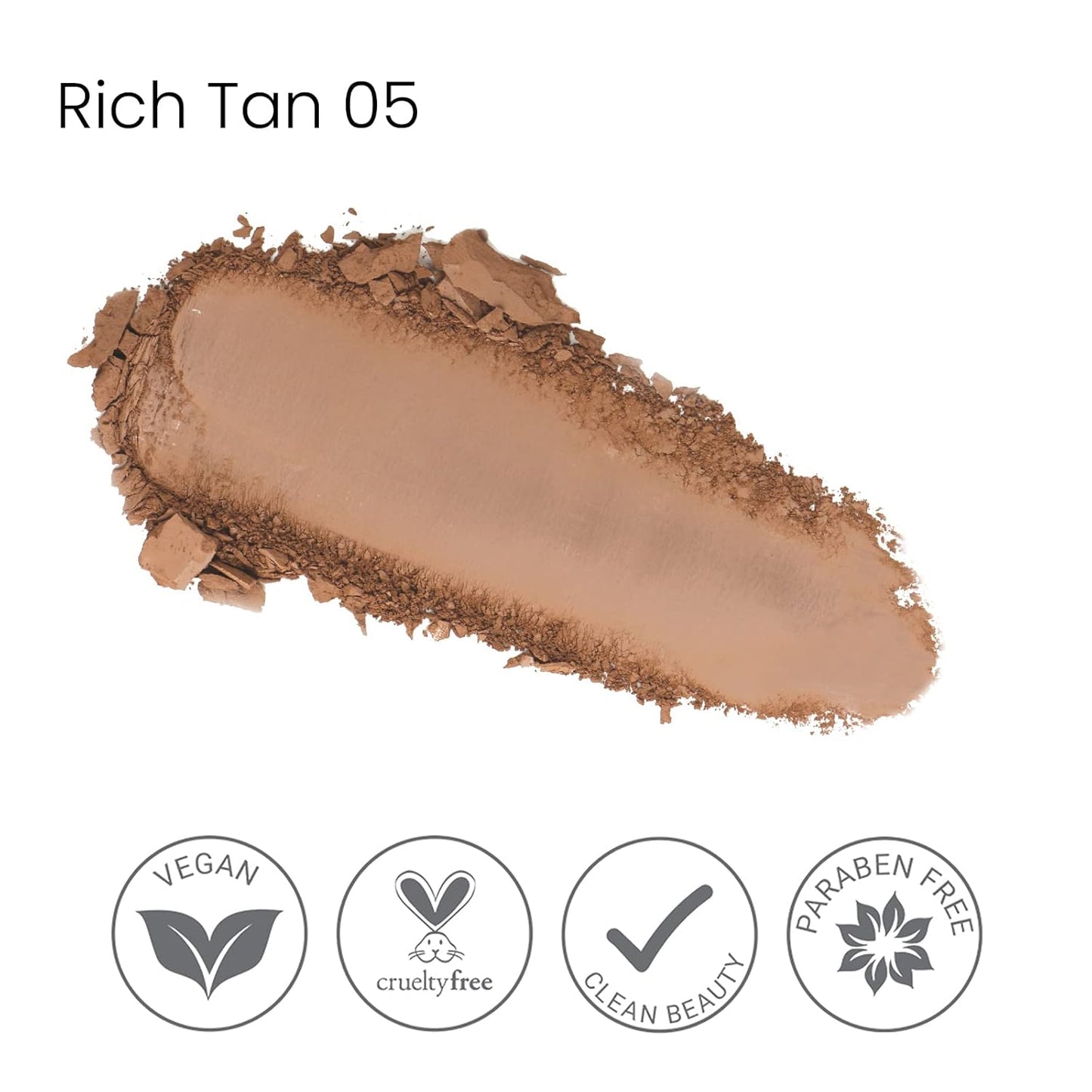 True + Luscious Sheer Halo Complexion Powder – Natural Matte Finish Foundation, Sheer to Medium Coverage – Clean, Vegan and Cruelty Free Powder Foundation – 0.32 oz