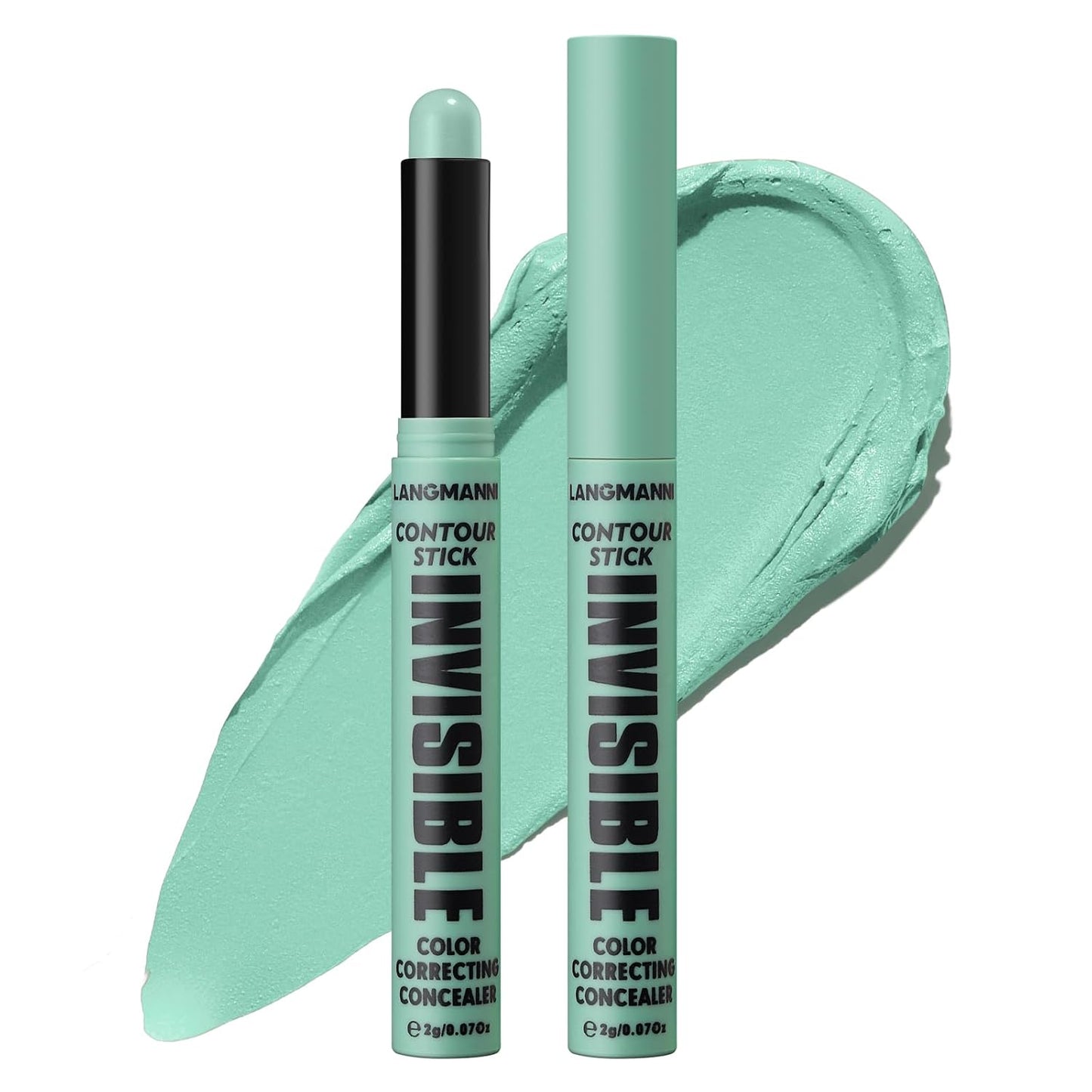 Contour Stick Corrects Skin Tone Bronzer Waterproof Sweat Resistant Concealer Creamy Concealer Green