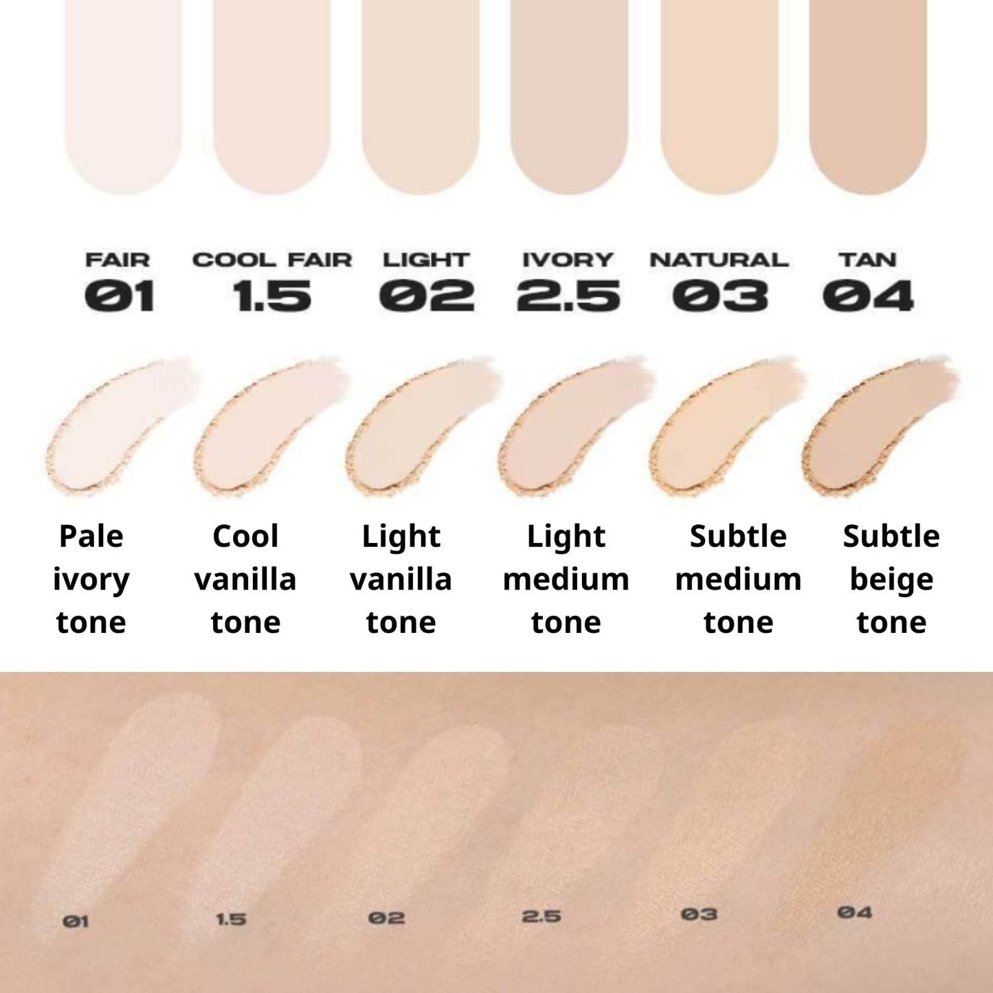 Blur Powder Pact 0.32oz - Pressed Powder Compact with Mirror and Puff Makeup Setting Finishing Blurring Natural Translucent Lightweight Face Sebum Oil Control Vegan Formula (01 FAIR)