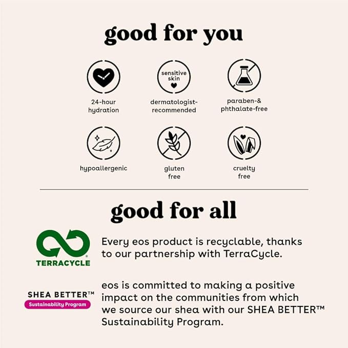 eos 24H Moisture Super Balm- Raspberry Kiwi Splash, Lip Mask, Day or Night Lip Treatment, Made for Sensitive Skin, 0.35 fl oz