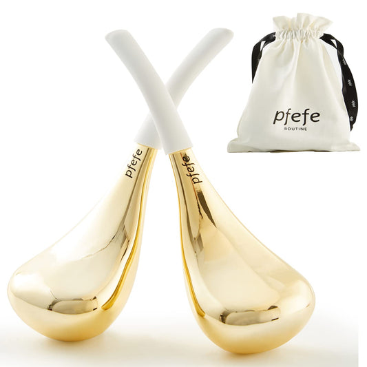 Cryo Sticks for Face, Ice Globes Cryo Globes for Facials, Esthetician Supplies Gifts, Unbreakable Stainless Steel Ice Roller Cooling Spa Balls with Storage Case