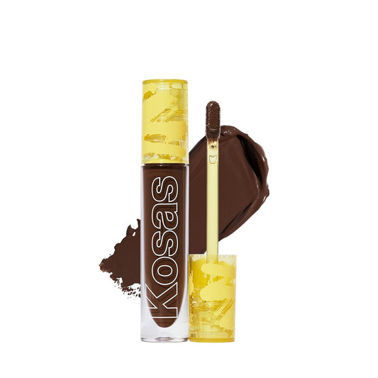 Kosas Revealer Concealer - Medium Coverage Makeup with Hyaluronic Acid, Conceals Dark Circles Under Eyes, Dark Spots and Blemishes + Brightens, Hydrates, Long-Lasting & Vegan, (Tone 10.5 N)
