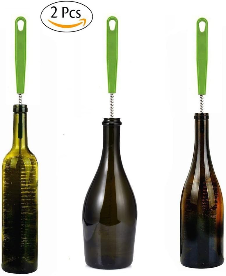 Bottle Brush, Bendable Long Handle Cleaner Brushes for Cleaning Neck Bottles, Baby Bottles, Water Bottles, Tumblers, Flask, Bird Feeder, Vase and Home Kitchen Sink Cleaning Brush