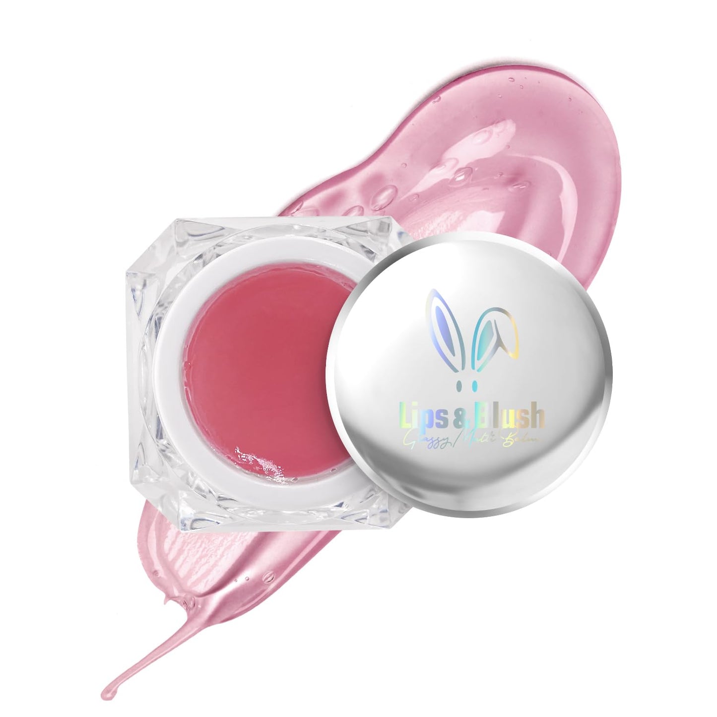 VIOLA HOUSE Color Changing Blusher for Cheeks, Moisturizing Blush Rouge Soft Cream, Lips Balm Multi Use Cream for Cheeks & Lips Glossy (Transparent Red, 55.00 g (Pack of 1))