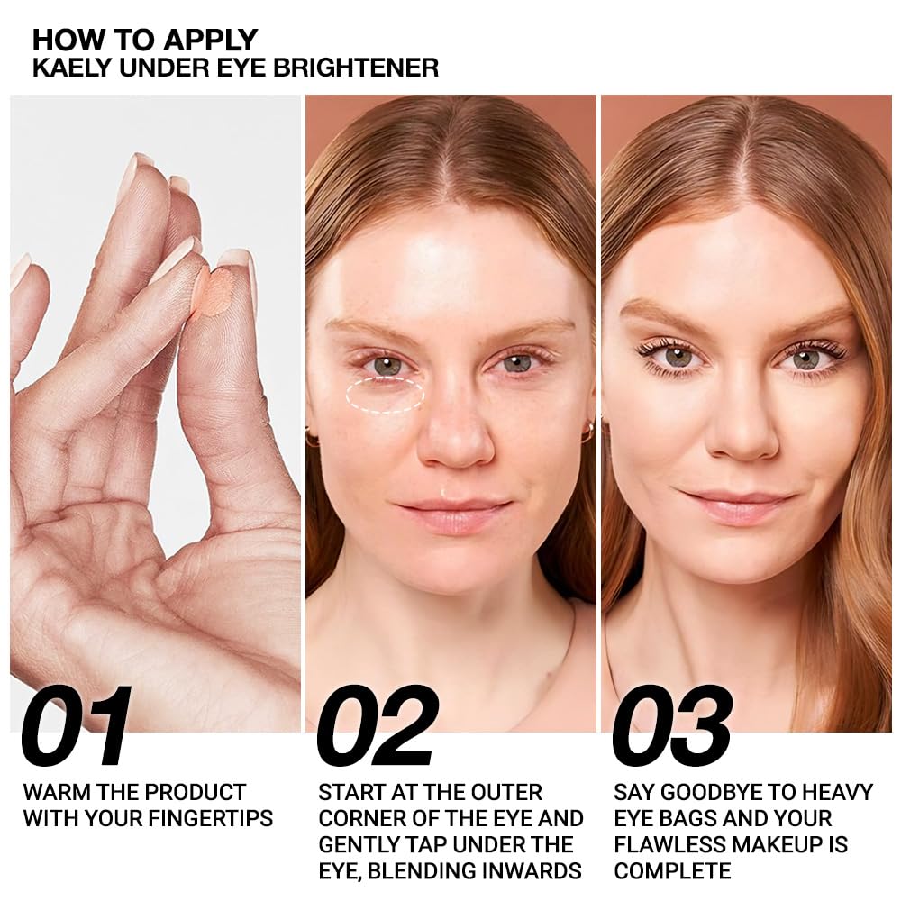 evpct under Eye Brightener, Nourishing Luminous under Eye Concealer Color Corrector for Dark Circles, Waterproof Naturactor Concealer Pot make up for face Eye Ring corrector de ojeras. 09# Vanilla