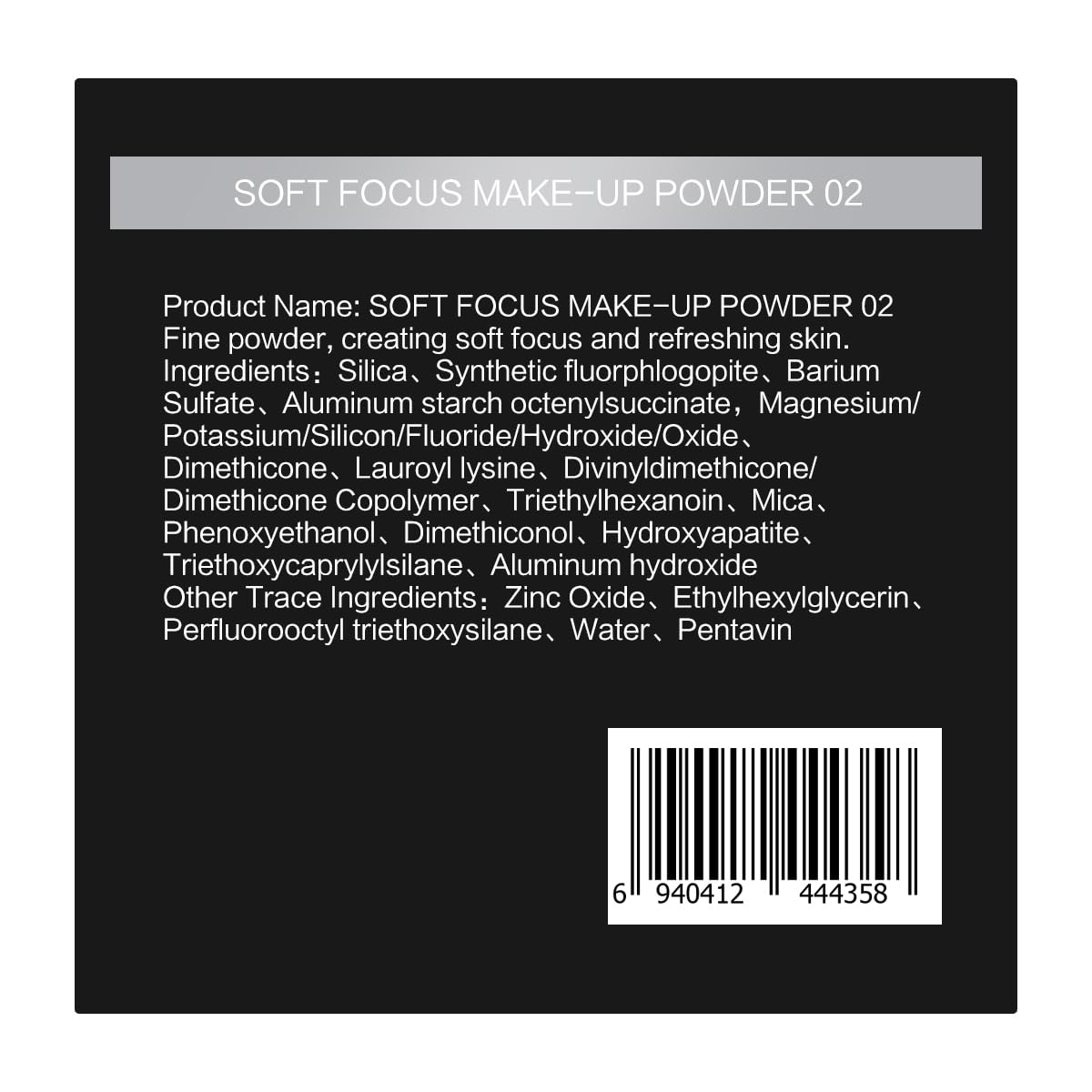 Soft Focus Loose Setting Powder, Waterproof, Matte, Oil Control, Shine Free, Talc-Free Face Powder Makeup, 24H Longwear Finishing Powder, 02 Translucent For Oily