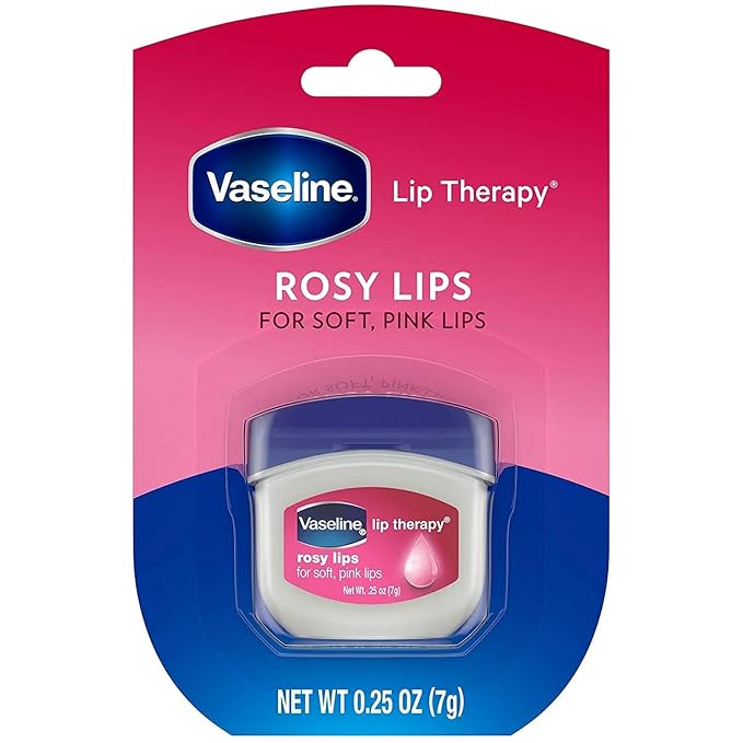 Vaseline, Rosy Lips, Lip Therapy.25 OZ, (Pack of 4)