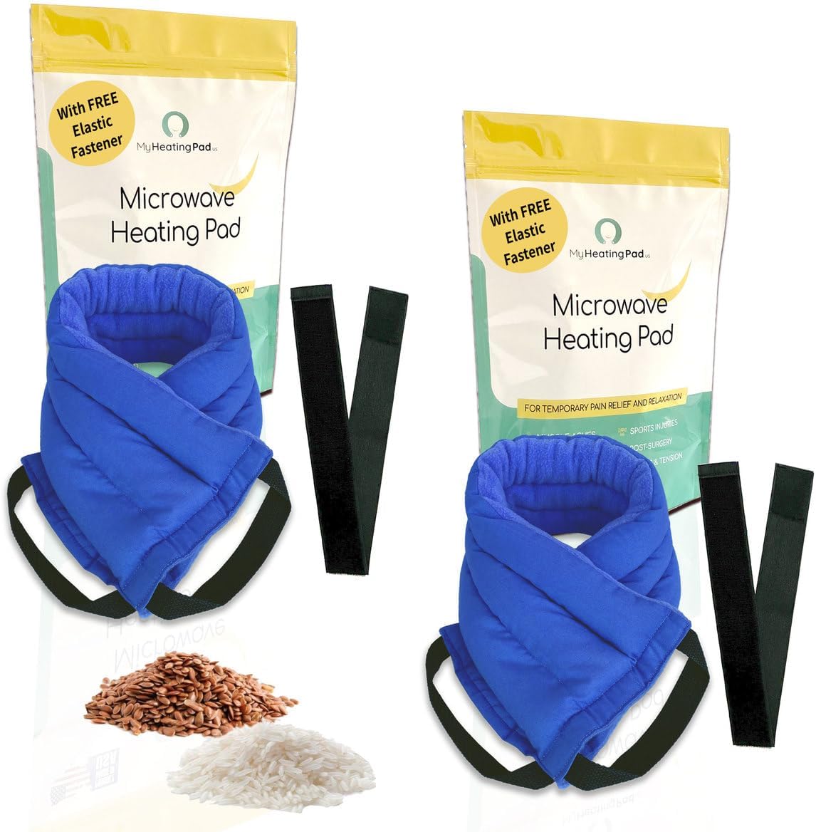 Microwavable Heating Pads for Lower Back, Neck, and Shoulder Pain Relief - Moist Microwave Heating Pad for Muscles and Joints - Microwave Hot Pack Heat Pad for Cramps