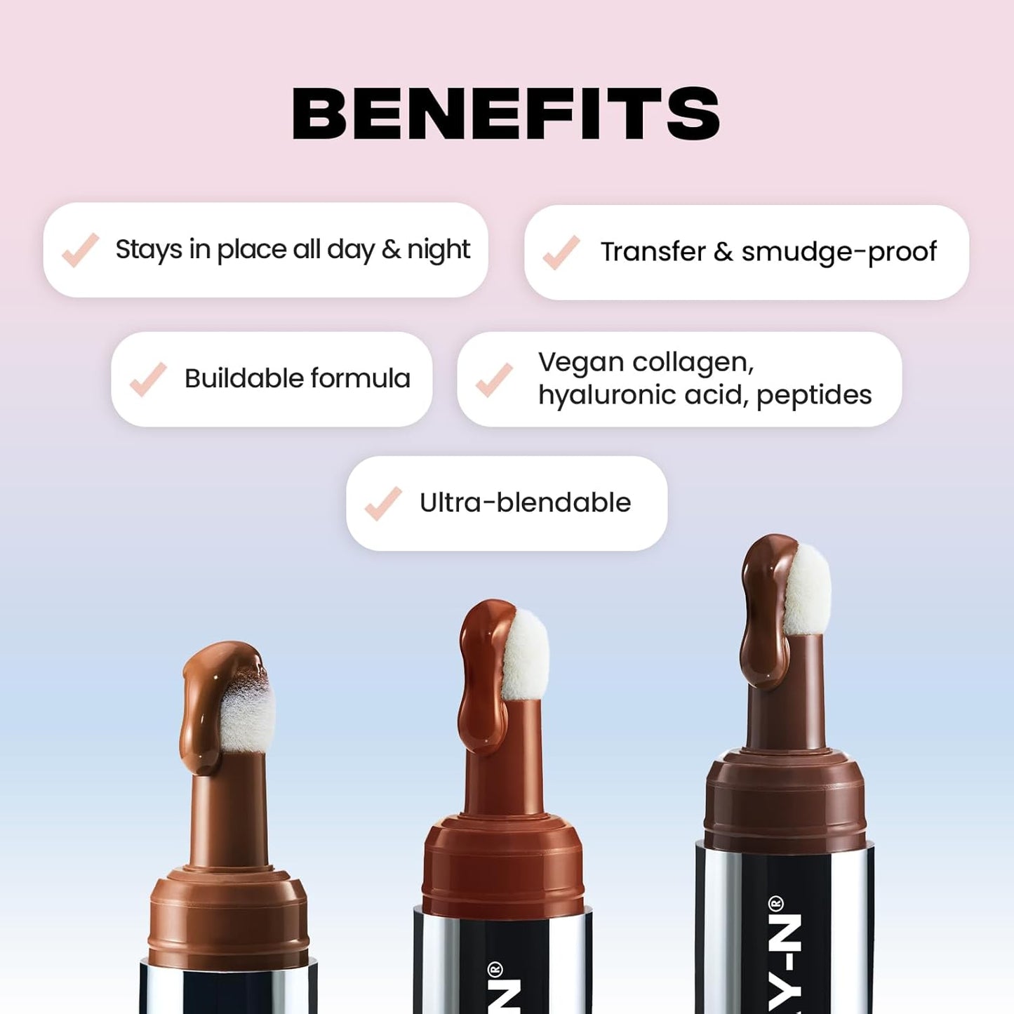 Sacheu Liquid Contour STAY-N Long Wear Cream Contour Makeup — Long Lasting, Blendable, & Lightweight Formula — Vegan & Cruelty-free, Giving Drama