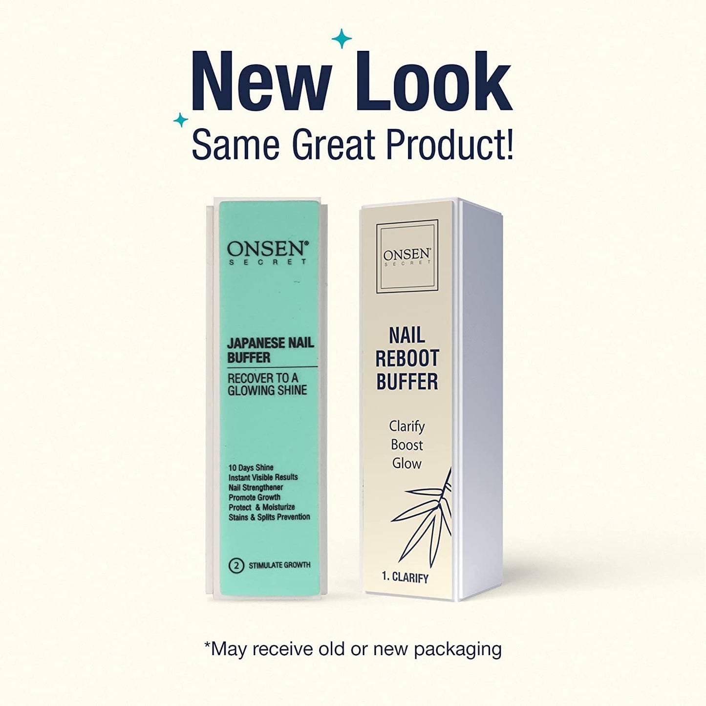 Professional Nail Buffer Block | Ultimate Shine Nail Buffing Block w/ 3 Way Buffing Methods & Replacement Buffer Pads | Japanese Buffer Block + 6 Replacement Buffer Pads Bundle by Onsen