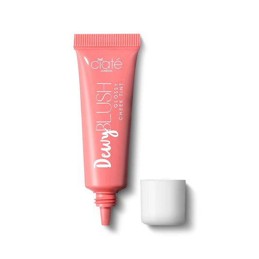 Ciaté London Dewy Blush Glossy Cheek Tint, Brightening Yuzu Extract, Detoxing Dragon Fruit Extract, Refreshing Fruit Scent, Papaya - 1