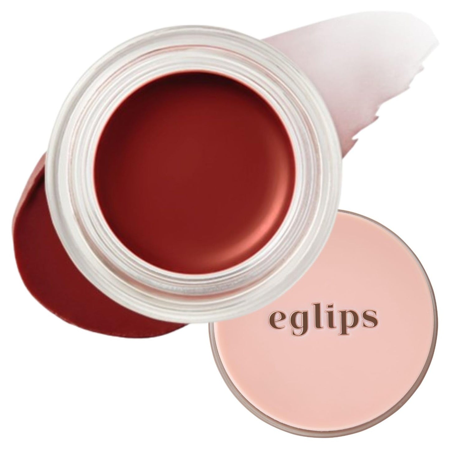 EGLIPS Lip & Cheek Glow Balm - Multi-Use Tinted Melting Balm Blush for Lips & Cheeks Builable and Blendable Texture (04 KINDER, 0.18 oz)